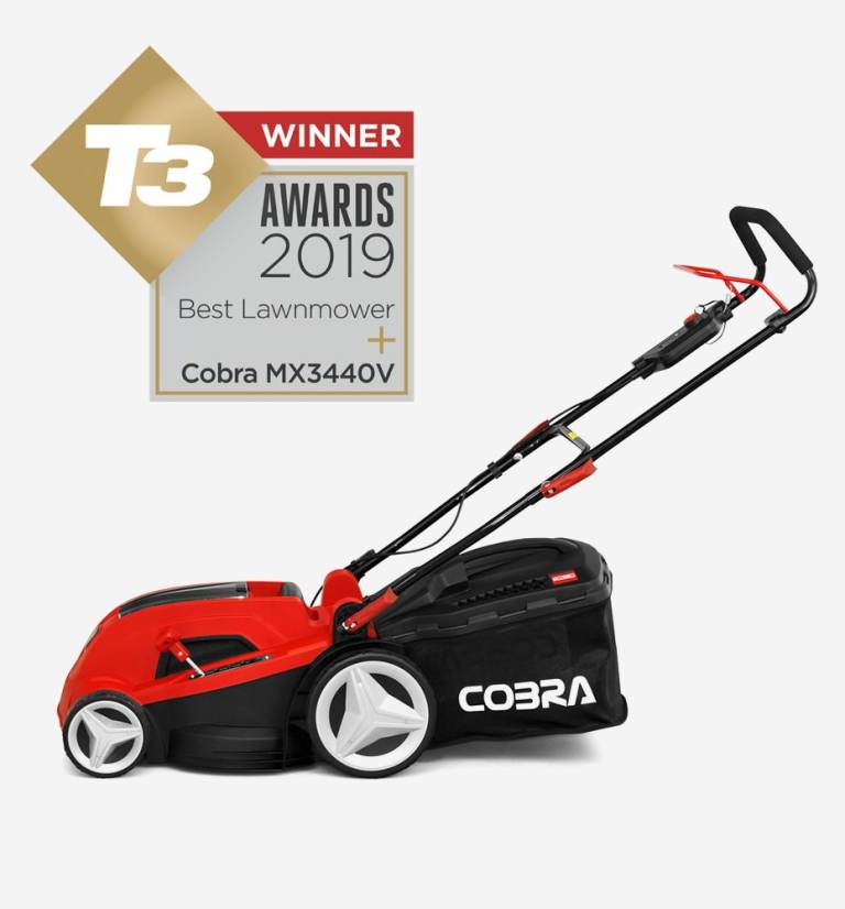   Cobra MX3440VX is a lightweight, hand-propelled cordless lawnmower 40 VOLT 13 INCH