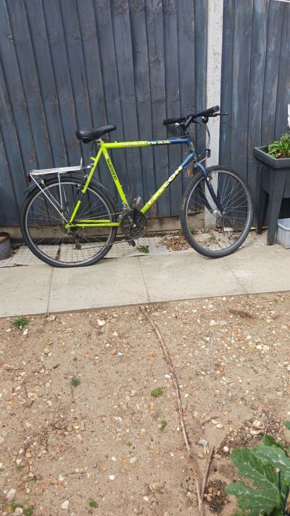 Multicoloured Adult Falcon High Trail Bike with Pannier Rack
