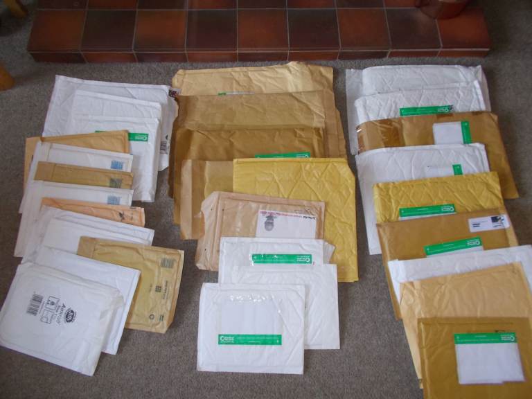 31 assorted Padded Envelopes