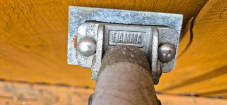 FIAMMA back bike carrier for camper caravan motorhome.