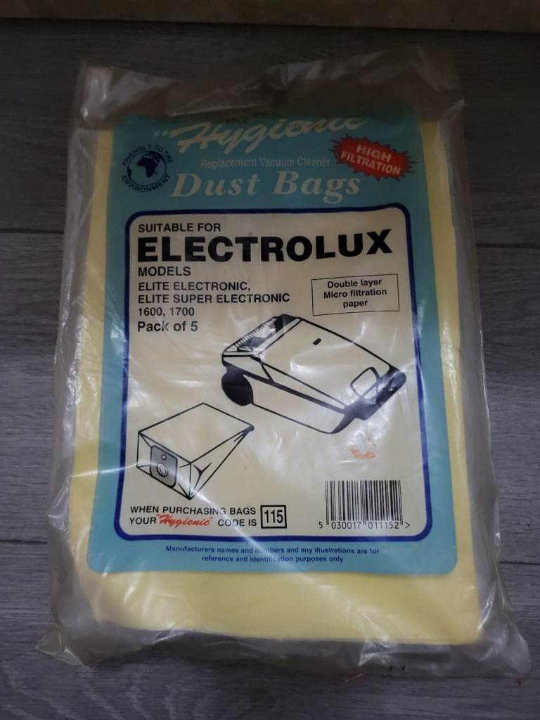 Electrolux Elite / Electronic 1600 1700 Dust Bags 2 Packs