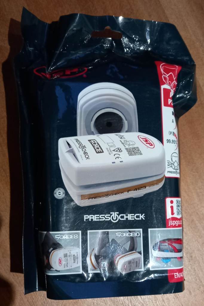 JSP PressToCheck filters. Exp 05/2035–EN14387–New Sealed.