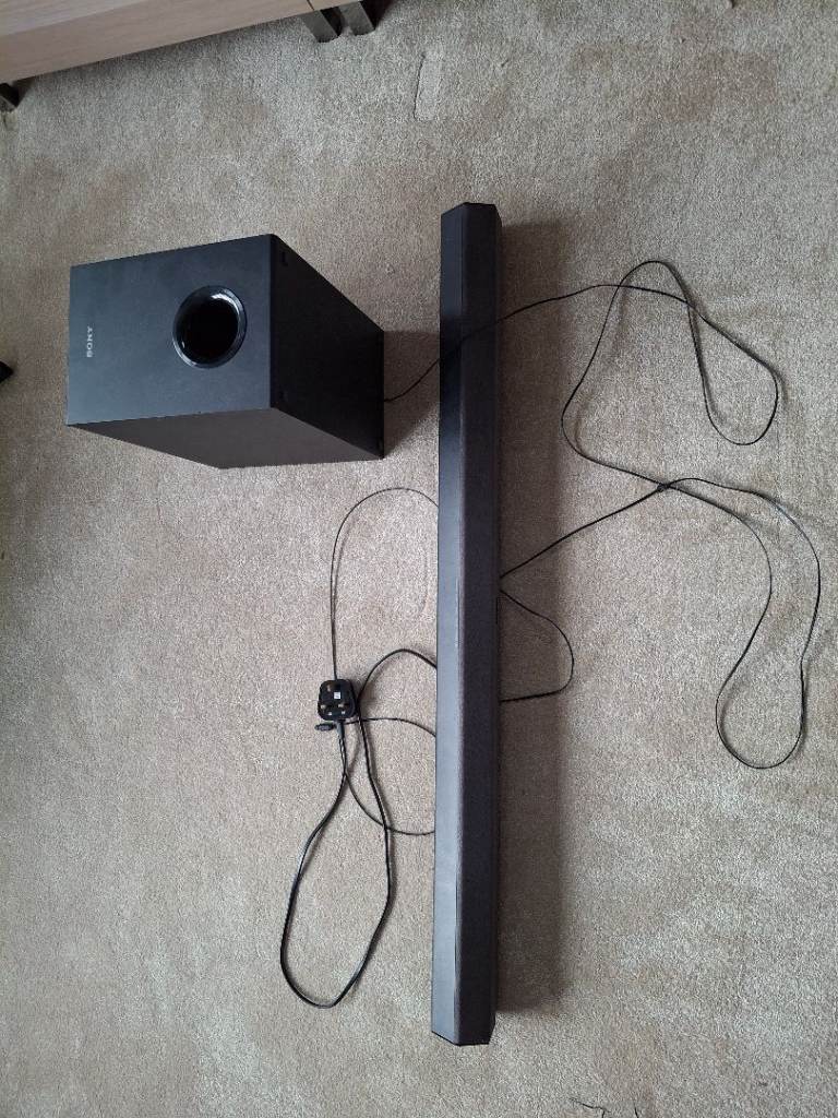 Sony sound bar and sub woofer