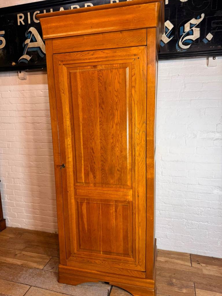 Solid oak single wardrobe free local delivery, £220.00 for Sale