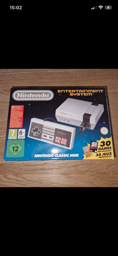 Nintendo nes mini classic boxed 
