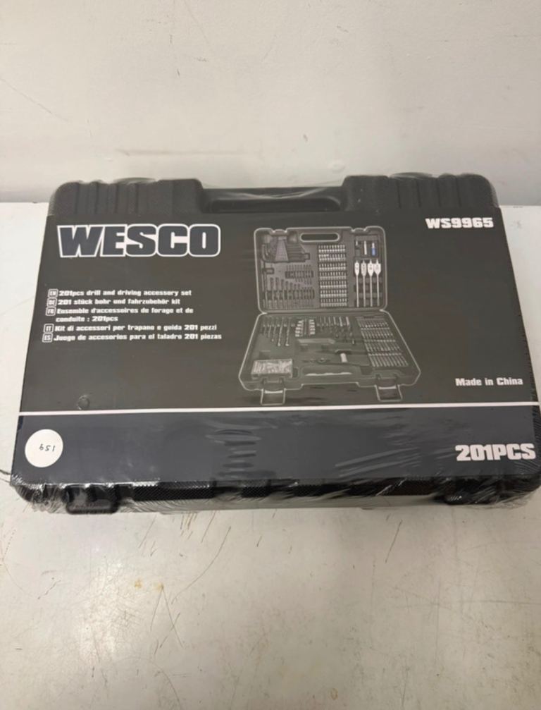 Wesco 201 pcs drill assessory set