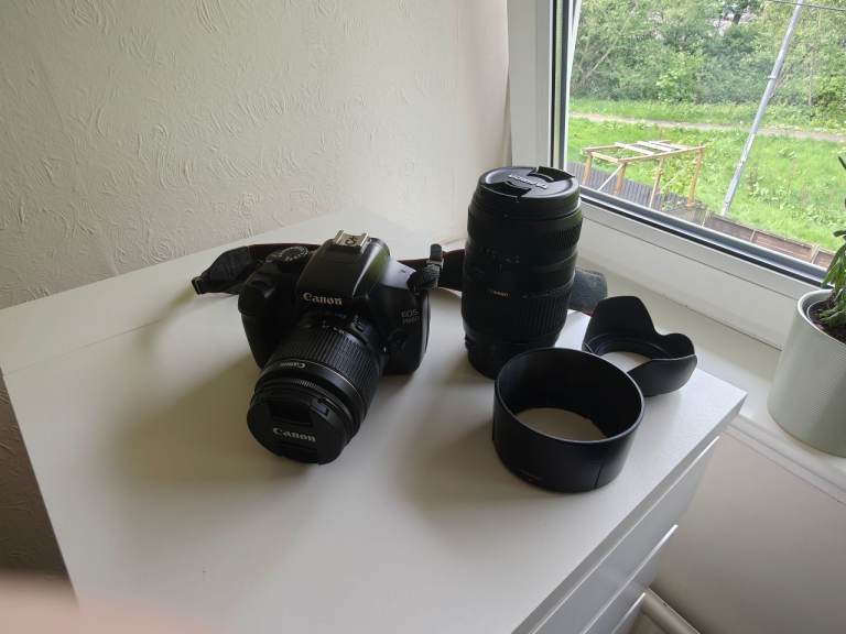 Canon 1100D DLSR Camera with two lenses