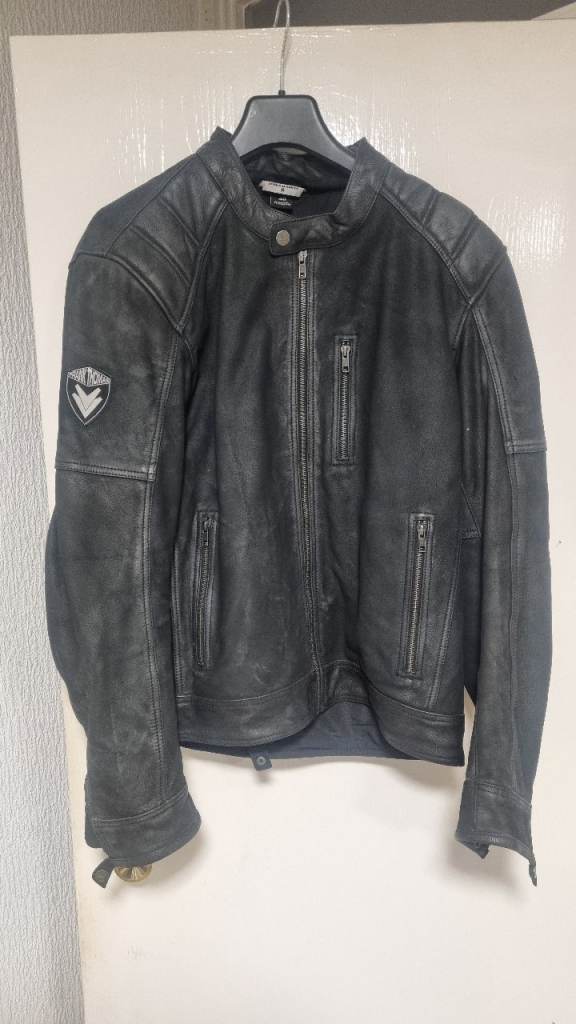 Frank Thomas Mustang motorcycle jacket 