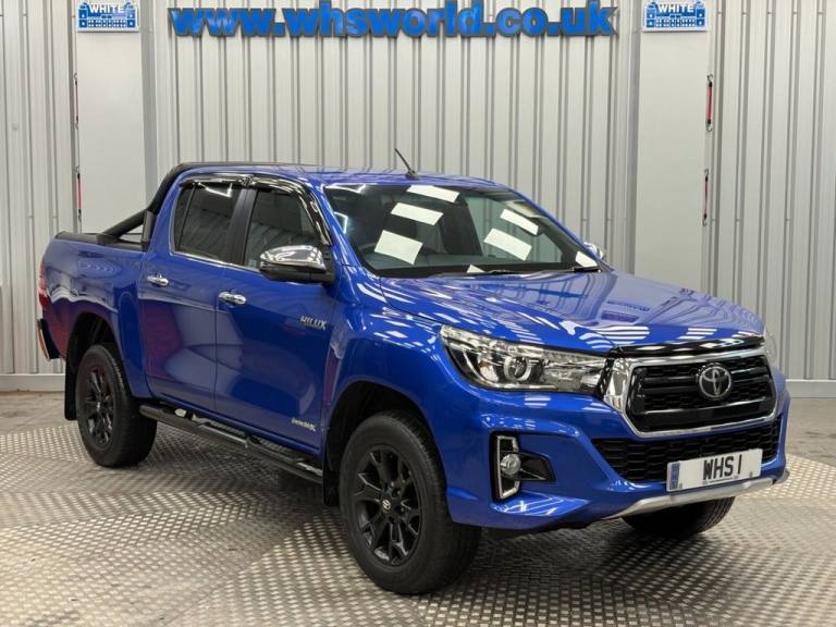 2018 Toyota Hilux 2.4 D-4D 150 BHP INVINCIBLE X BLUE D/CAB PICKUP 4WD AUTOMATIC (EURO 6) PICK UP ...