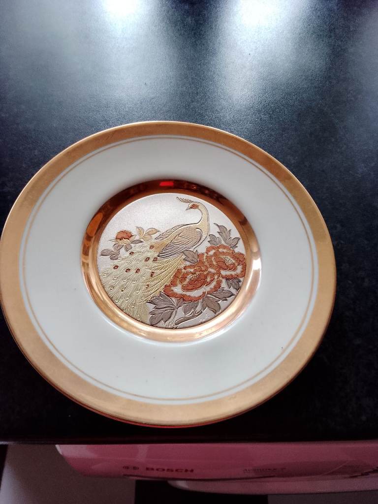 Decorative Chinese Chokin art plate