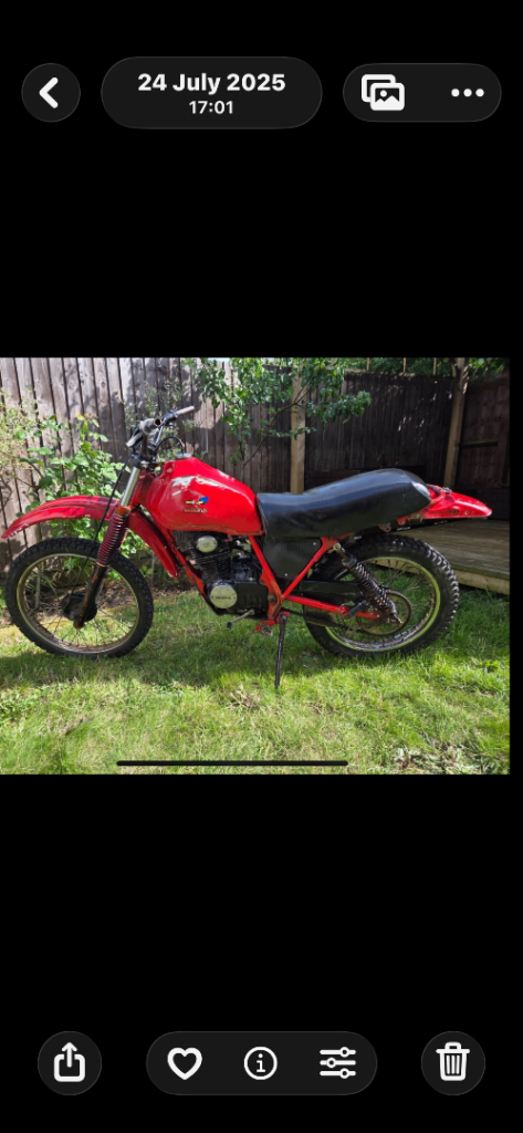 Barn find PROJECT Honda xl125s 