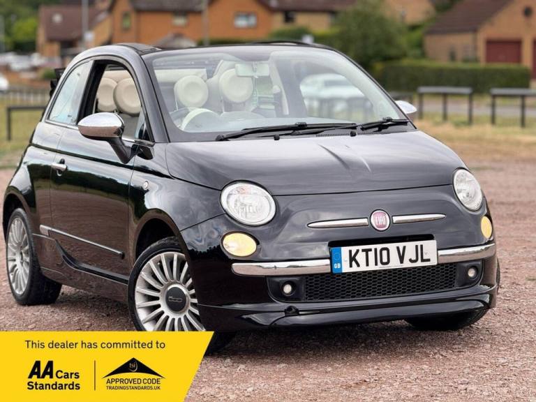 2010 Fiat 500C 1.2 Lounge Dualogic Euro 6 (s/s) 2dr Convertible Petrol Automatic