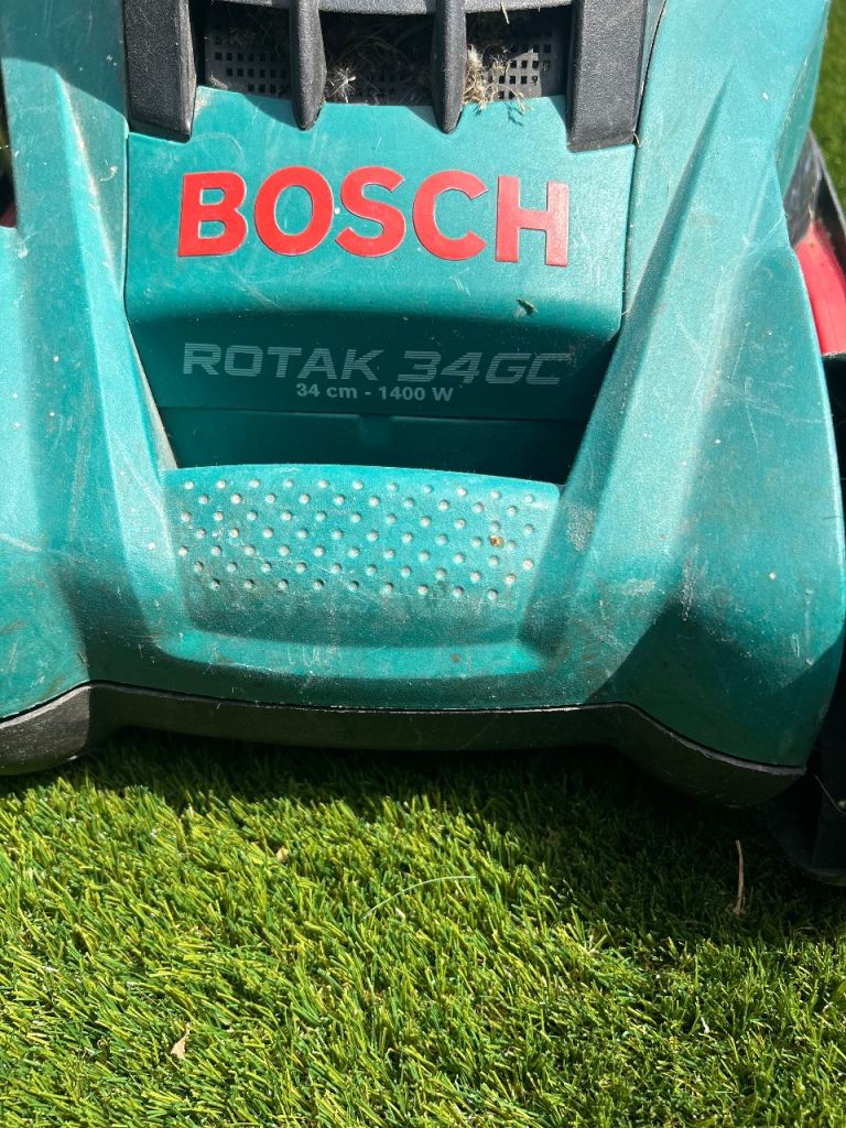 BOSCH ROTAK 34GC Lawnmower – Good Condition, Electric