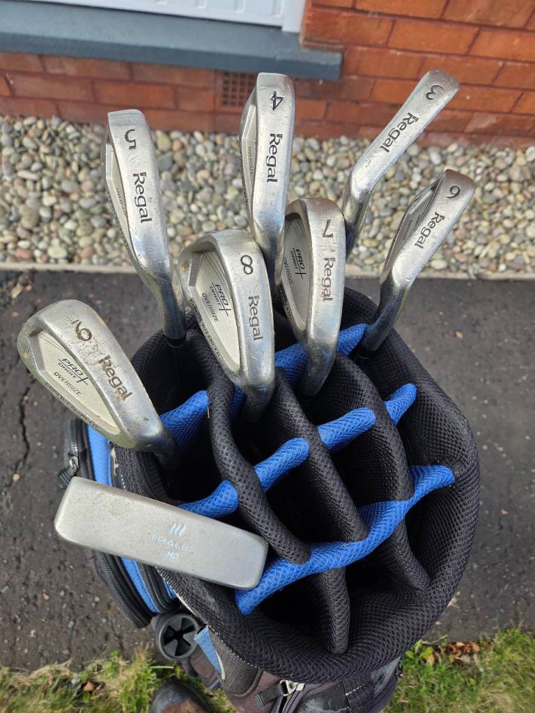 Golf Regal irons set 3 to 9 and putter good for beginner or intermediate