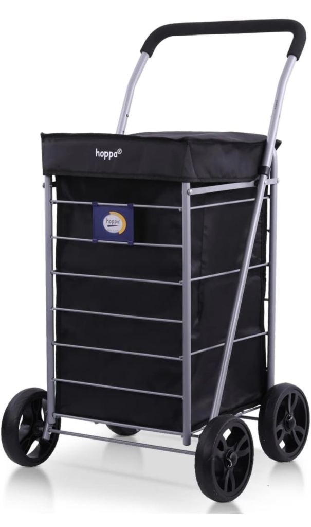 Hoppa Lightweight 4-Wheel Premium 2024 Model Folding Shopping Trolley