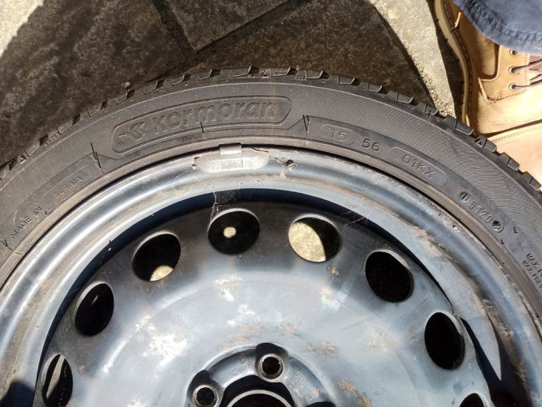 205/45/16 Tyre on 5x100 Skoda/VW wheel