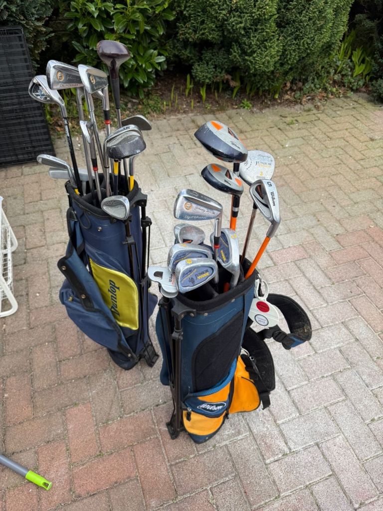 Free Junior golf clubs and bag