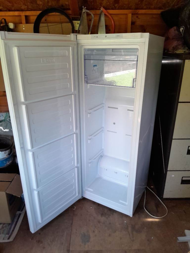 Beko Upright Freestanding Freezer - White, Good Condition