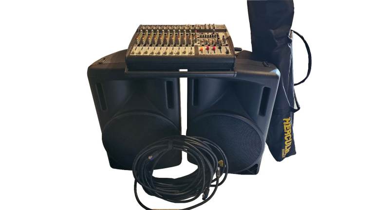Euro power pmp4000 pa system bundle