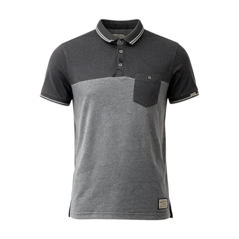 Brave Soul Polo Shirt Men's UK Size M Grey Embroidered Logo Pocket