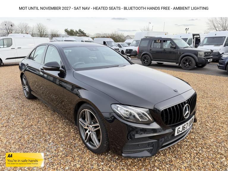 2017 Mercedes-Benz E Class 2.0 E200d AMG Line Saloon 4dr Diesel G-Tronic+ Euro 6 (s/s) (150 ps) S...