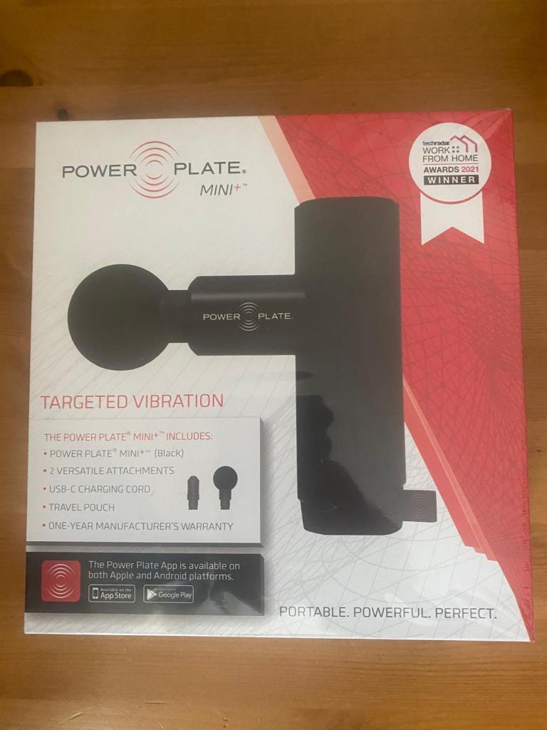 NEW Power Plate Mini Targeted Vibration Massager - Black