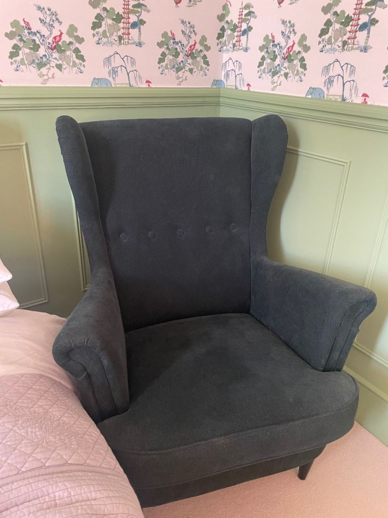 IKEA Strandmom Wing Chair, dark green