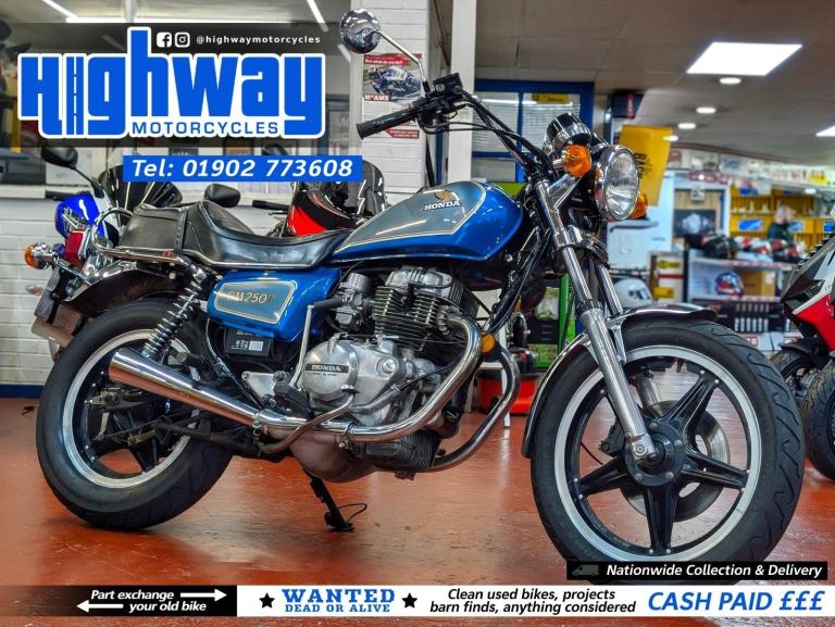 1981 Honda CM250T Japanese Classic Motorcycle MOT Exempt P/x Welcome Finance 