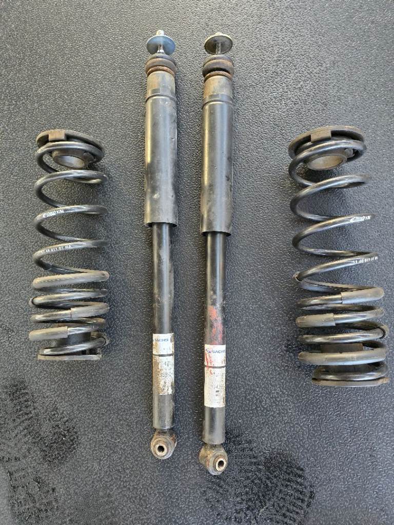 Honda Civic Type R, FN2 ebiach springs and sach shocks. 