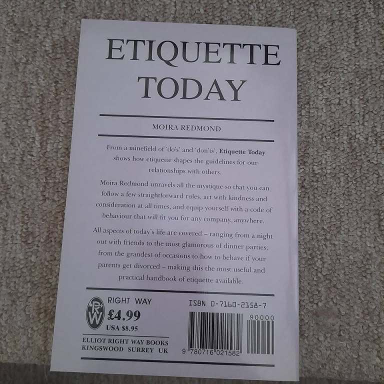 BOOK: Etiquette Today