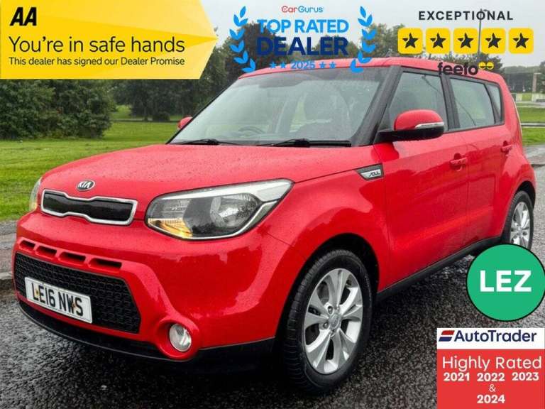 2016 Kia Soul 1.6 GDi Connect SUV 5dr Petrol Manual Euro 6 (130 bhp) HATCHBACK Petrol Manual