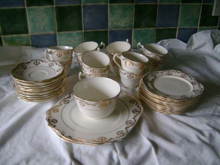 VINTAGE BONE CHINA TEA SET