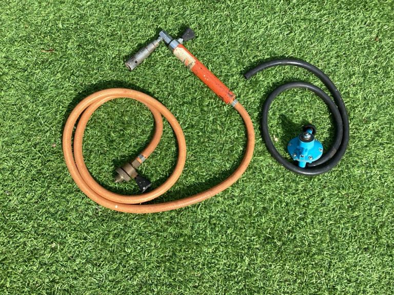 Gas Torch and Hose with Regulator