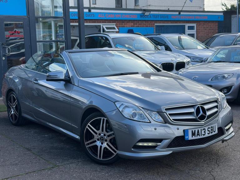 2013 Mercedes-Benz E Class 2.1 E220 CDI BlueEfficiency Sport Cabriolet 2dr Diesel G-Tronic+ Euro ...