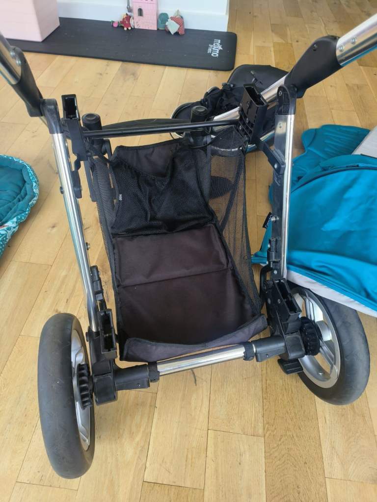 Babystyle Oyster Max 2 twin Tandem Double Pushchair Carrycot raincover footmuff Baby Toddler kids