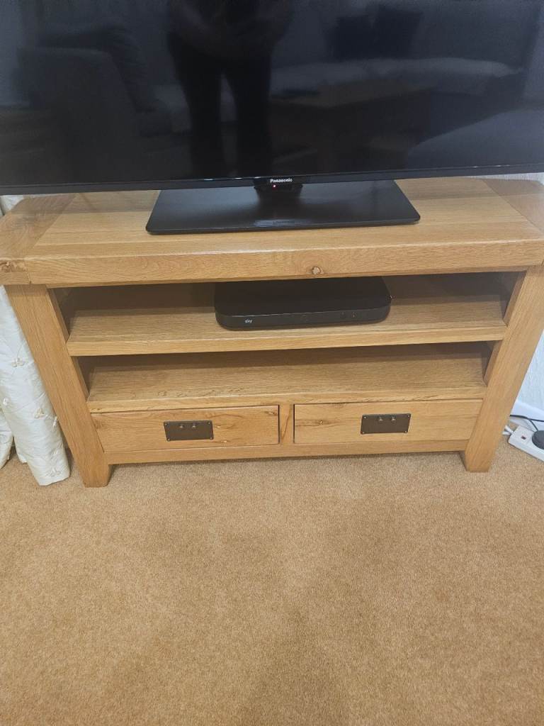 Oak TV stand