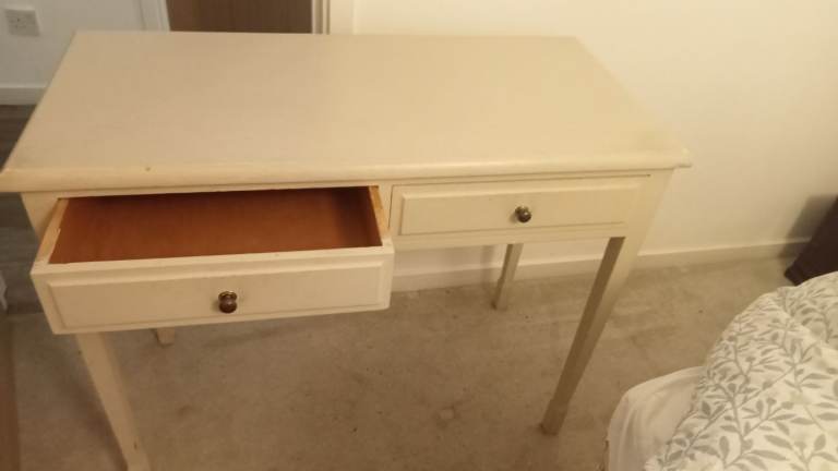 Painted wooden console table 