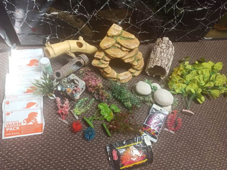 Fish tank stuff large bundle