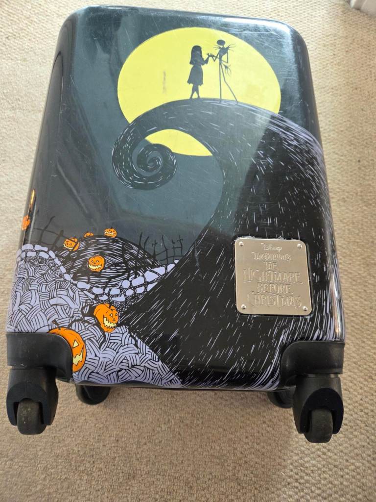 Nightmare Before Christmas Hard Shell Suitcase – Good Condition