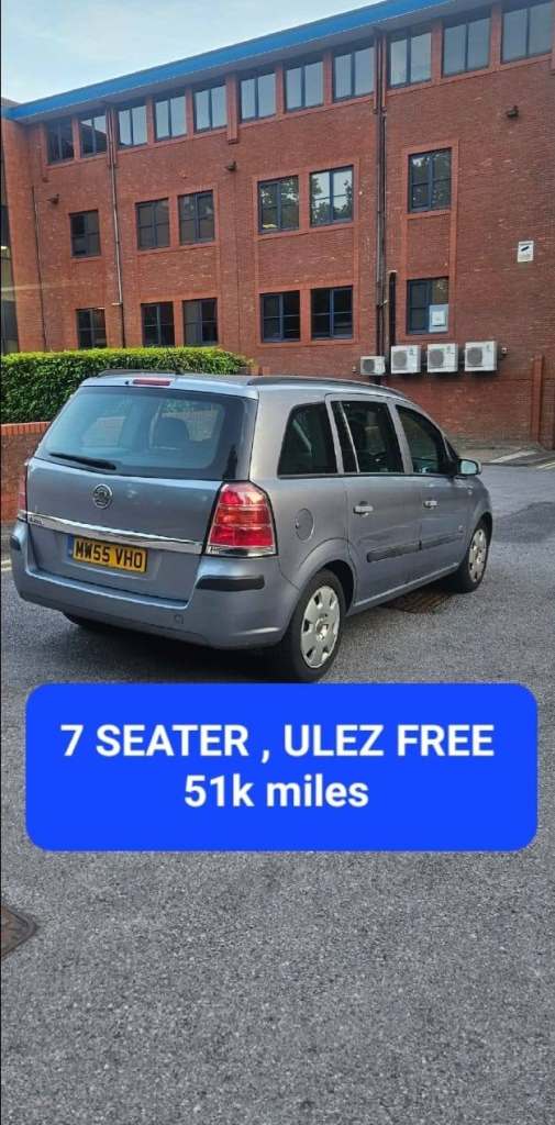 Vauxhall, ZAFIRA, MPV, 2006, Manual, 1598 (cc), 5 doors