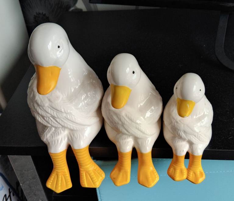 Porcelain Sitting Ducks
