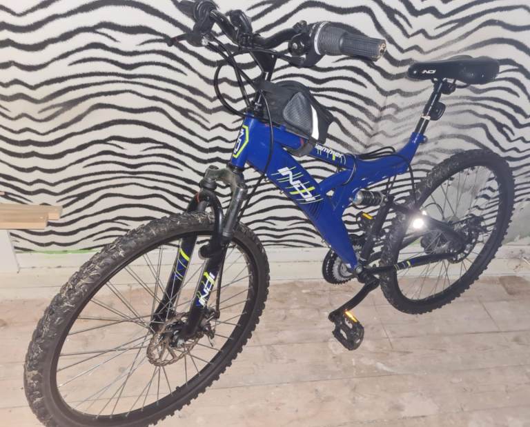 Indi Mountain Bike M Frame Full Suspension Disc Brakes 18 Gears Free local Delivery