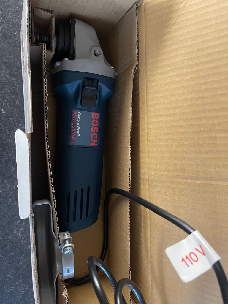Bosch GWS 6 Profi Angle Grinder 110V – As Good As New