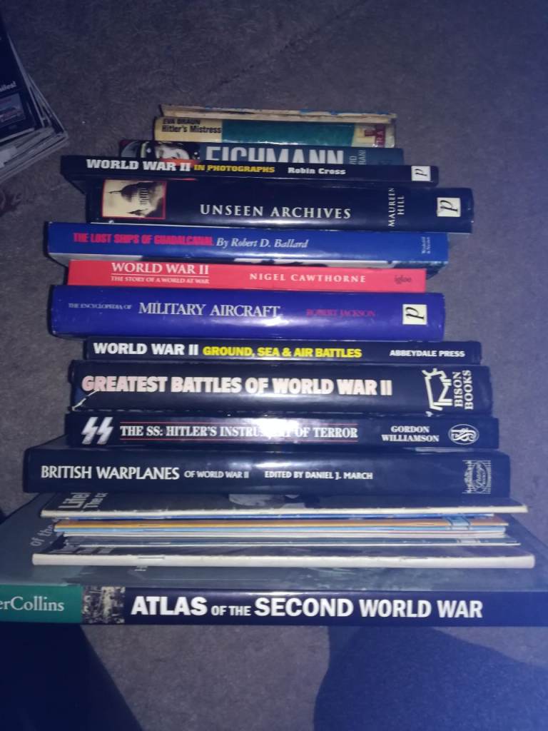 Collection of WW2 History and Car Books – Good Condition FREE TO COLLECT