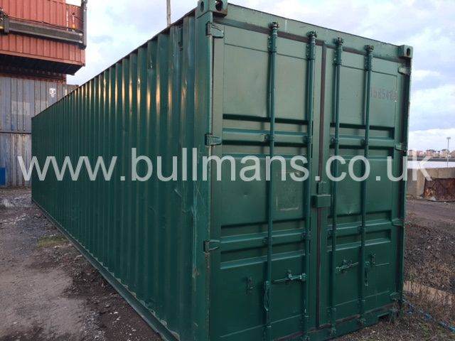 40ft High Cube Shipping Container – Refurbished & Repainted – Storage Container for Sale