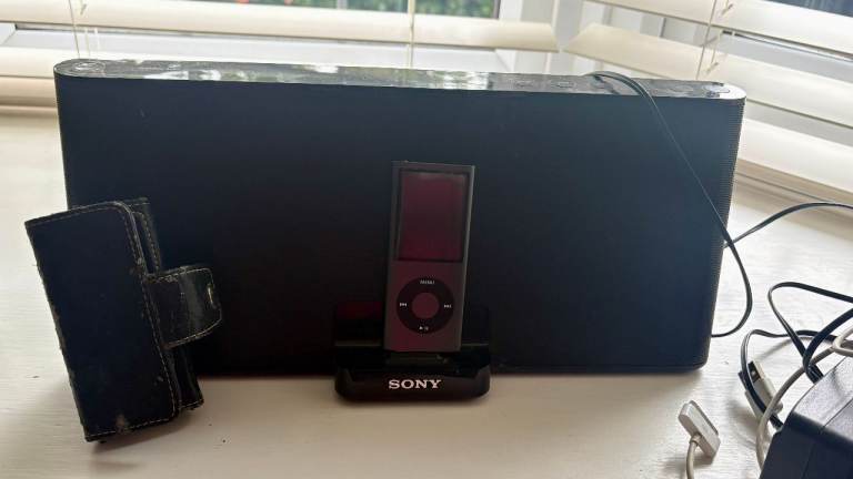 Sony Portable Stereo System & iPod