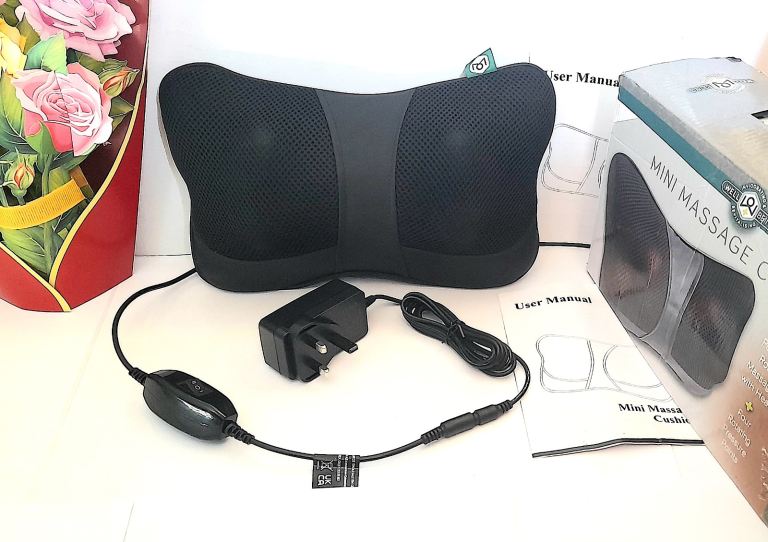 WELL-BEING MINI CUSHION MASSAGER with rotating ptsd and heat when needed - 30 cm VERY LOW USE
