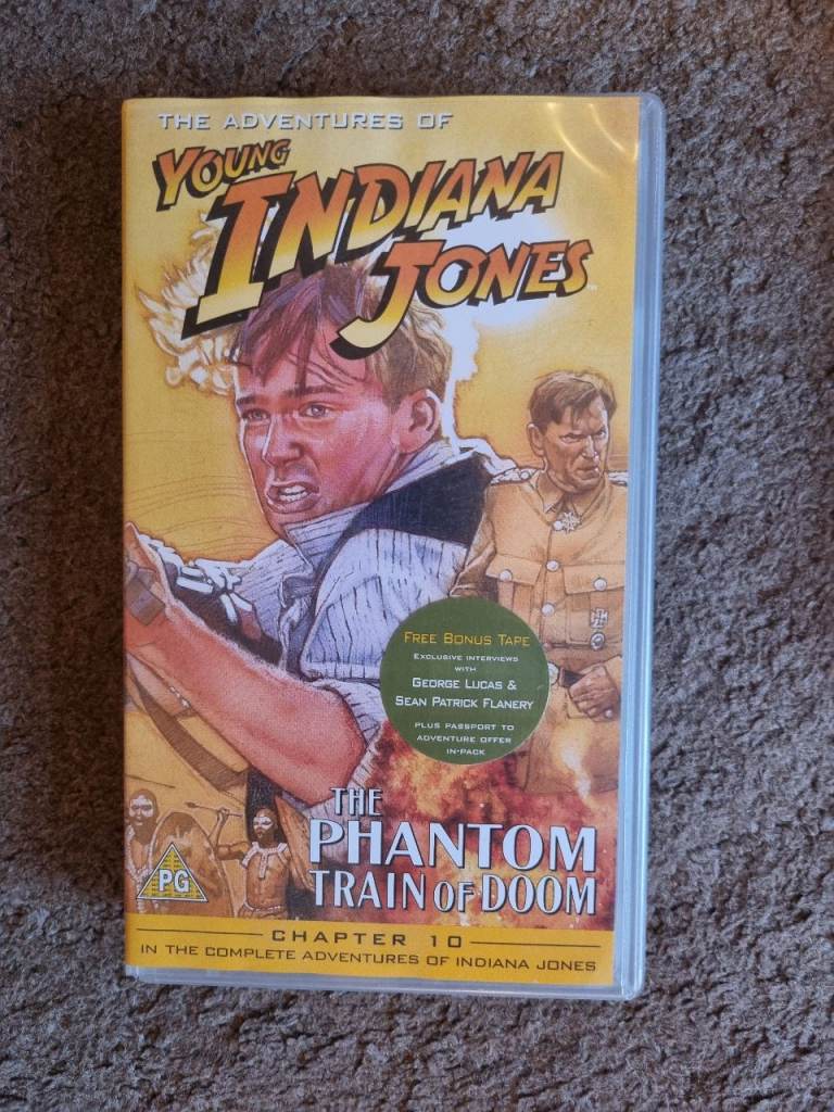 The Adventures of Young Indiana Jones The Phantom Train of Doom Chapter 10 VHS