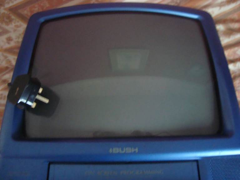 GONE: Blue TV with video player- free for parts