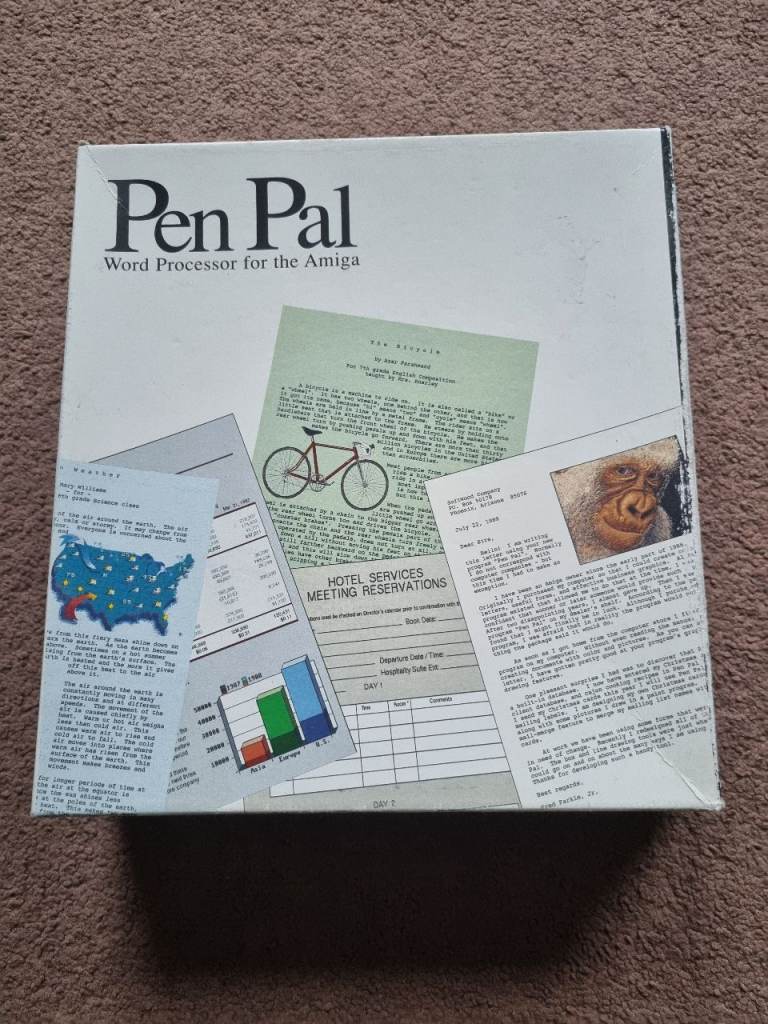 Pen Pal Word Processor for the Amiga Rare Vintage